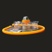 Кальян Nanosmoke UFO Оранжевый 26см (Полный комплект)