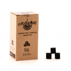 Уголь для кальяна кокосовый - Cocolemon 96шт 22мм