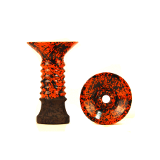 Чаша Thor Bowls Alien Tng Glaze оранжево-черная Фанел