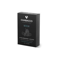 Табак Chabacco MEDIUM 50г - Strawberry Shake (Клубничный милкшейк)