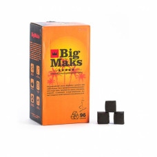 Уголь для кальяна кокосовый — Big Maks 96 шт 22мм