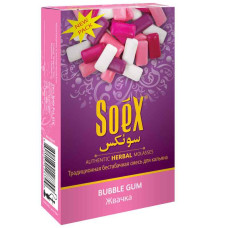 Бестабачная смесь Soex 50г - Bubble Gum (Жвачка)