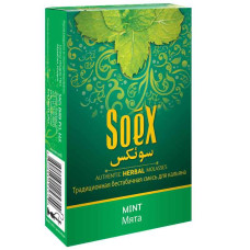 КупитьБестабачная смесь Soex 50г - Mint (Мята)