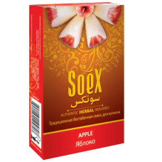 КупитьБестабачная смесь Soex 50г - Apple (Яблоко)