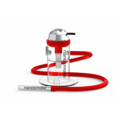Кальян Nanosmoke Micro Красный 20см (Полный комплект)
