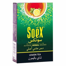 КупитьБестабачная смесь Soex 50г - Lemon Tea (Чай с лимоном)