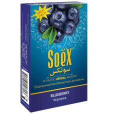 КупитьБестабачная смесь Soex 50г - Blueberry (Черника)