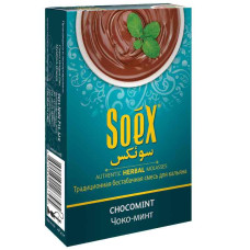 Бестабачная смесь Soex 50г - Chocomint (Шоколад мята)