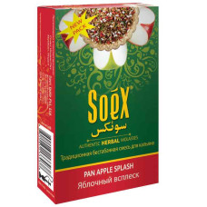 Бестабачная смесь Soex 50г - Pan Apple Splash (Яблочный всплеск)