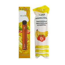 КупитьЭлектронная сигарета HQD SUPER - Strawberry Banana (Клубника банан) 600т