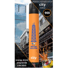Электронная сигарета CITY 1000Т Subway - Чикаго (Энергетик)