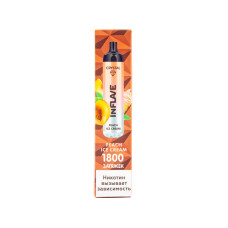 КупитьЭлектронная сигарета INFLAVE CRYSTAL 1800т - Персиковое Мороженное