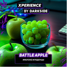 Табак Xperience by Darkside 120г - Battle Apple ( Яблоко Леденцы )