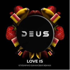 Табак Deus 30г -  Love Is (Клубнично Банановая Жвачка)