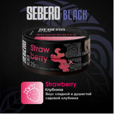 Табак Sebero Black 25г - Strawberry (Клубника)