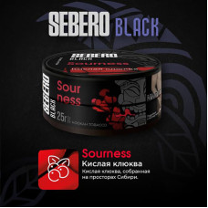 Табак Sebero Black 25г - Sourness (Кислая Клюква)