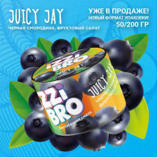 КупитьСмесь Izzibro 50г - Juicy Jay (Черная смородина, фруктовый салат)