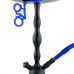 Кальян AMY Deluxe - 630-01 PSM Black Blue 70см (Полный комплект)