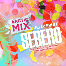 Табак Sebero Arctic Mix 30г - Jelly Fruit (Грейпфрут Жвачка Клубника Апельсин Лед)