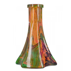 КупитьКолба Vessel Glass Пирамида зелёно-красный мрамор